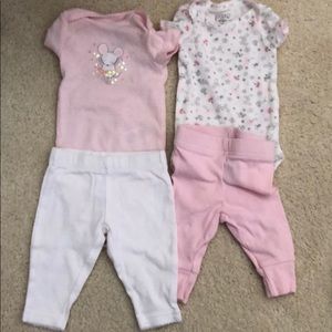 Baby girl, newborn outfits. Easy and cute